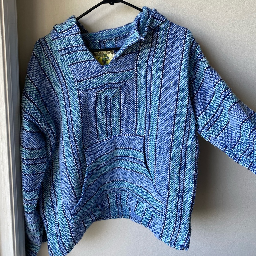 earth ragz baja poncho